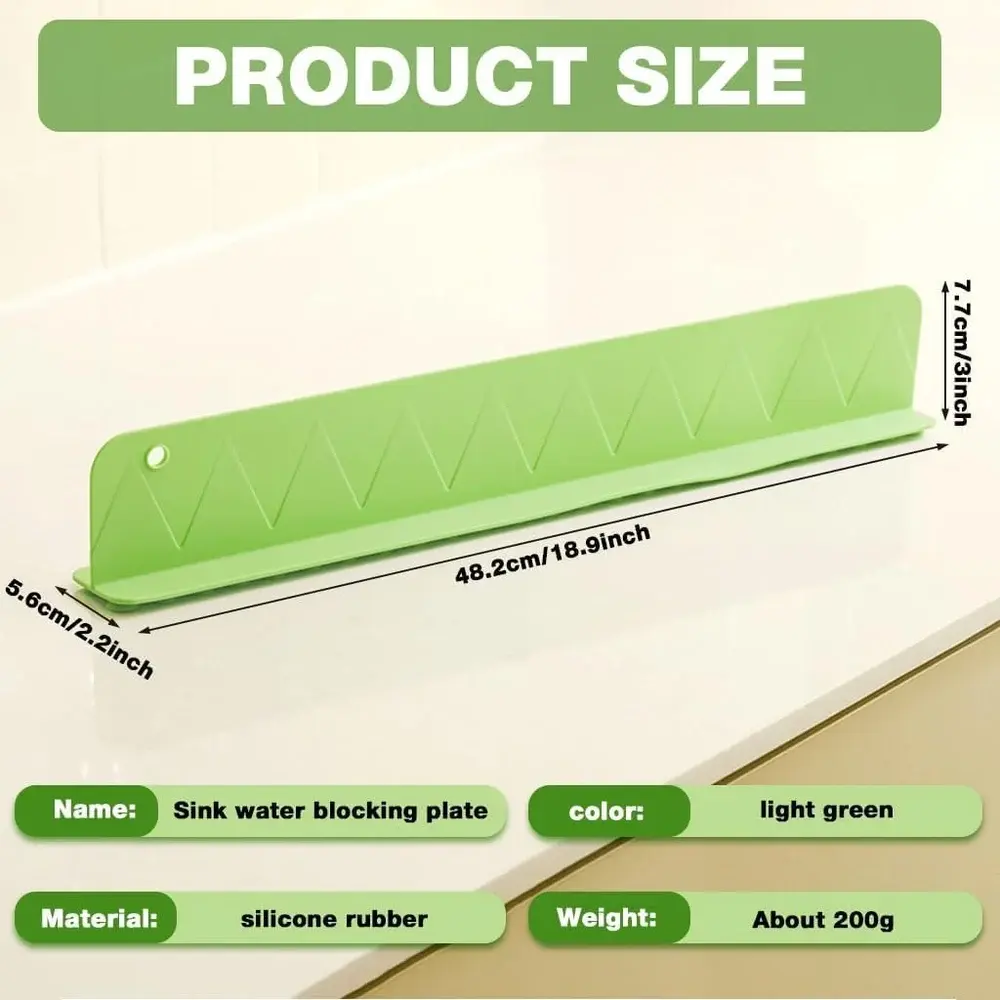 Silicone Sink Splash Guard for Kitchen , Water Splash Guard for Kitchen Sink