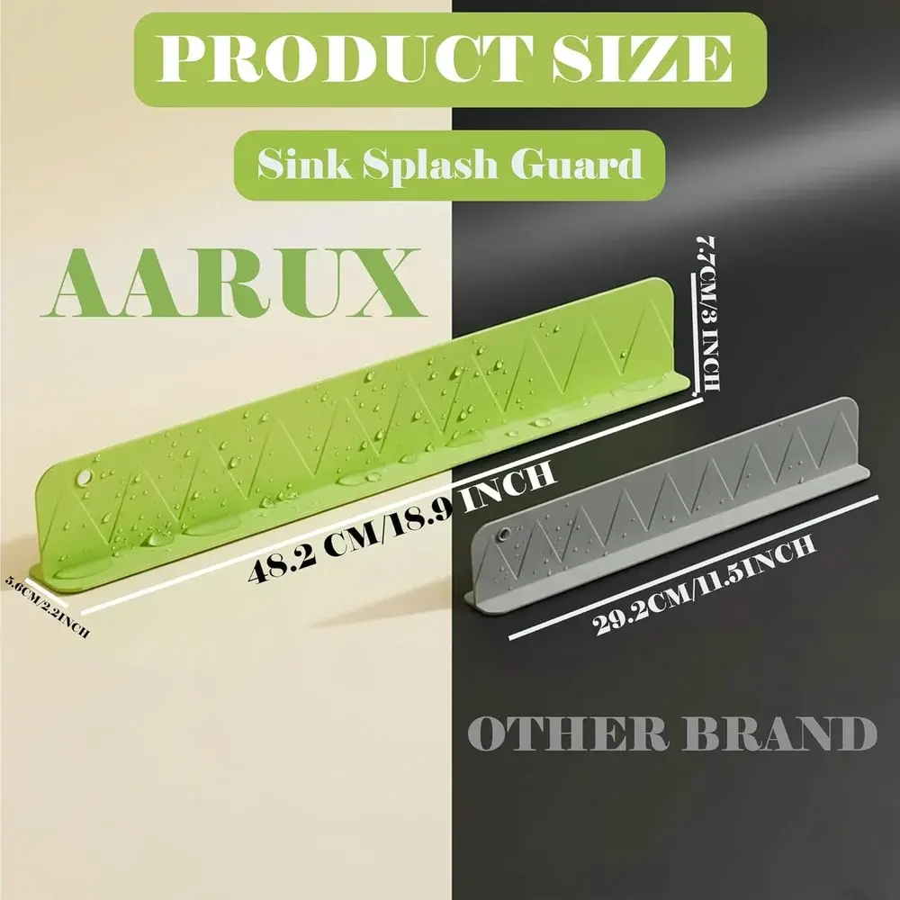 Silicone Sink Splash Guard for Kitchen , Water Splash Guard for Kitchen Sink
