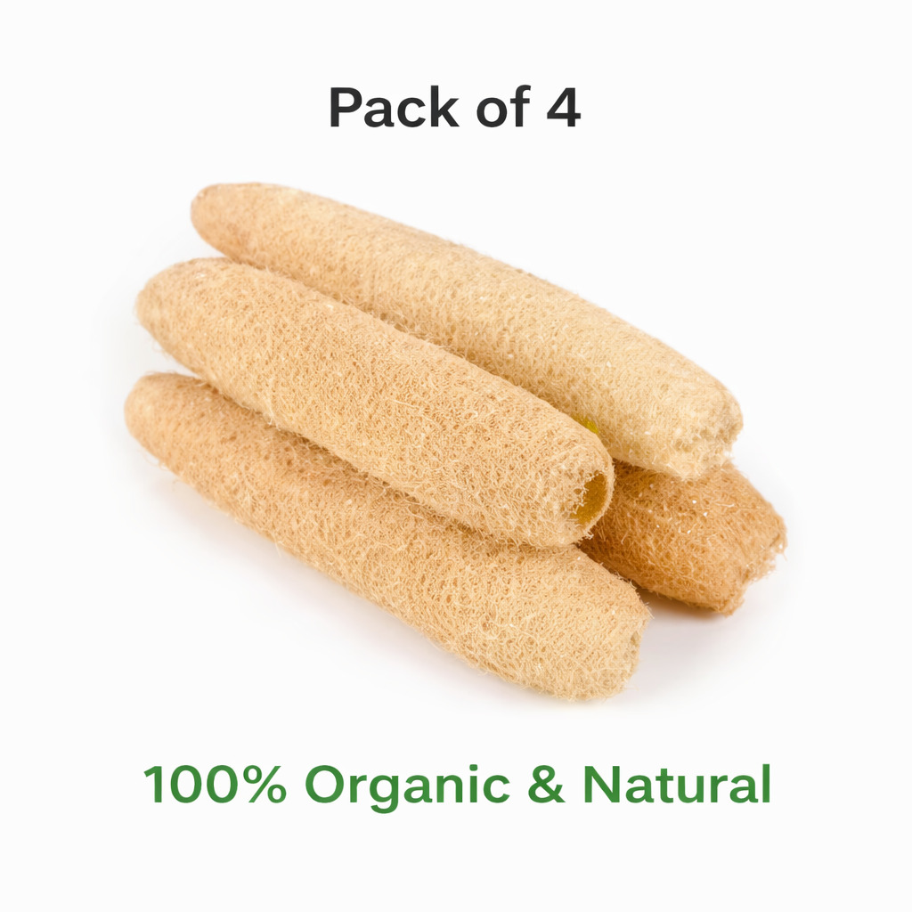 Natural loofah (Pack of 4)